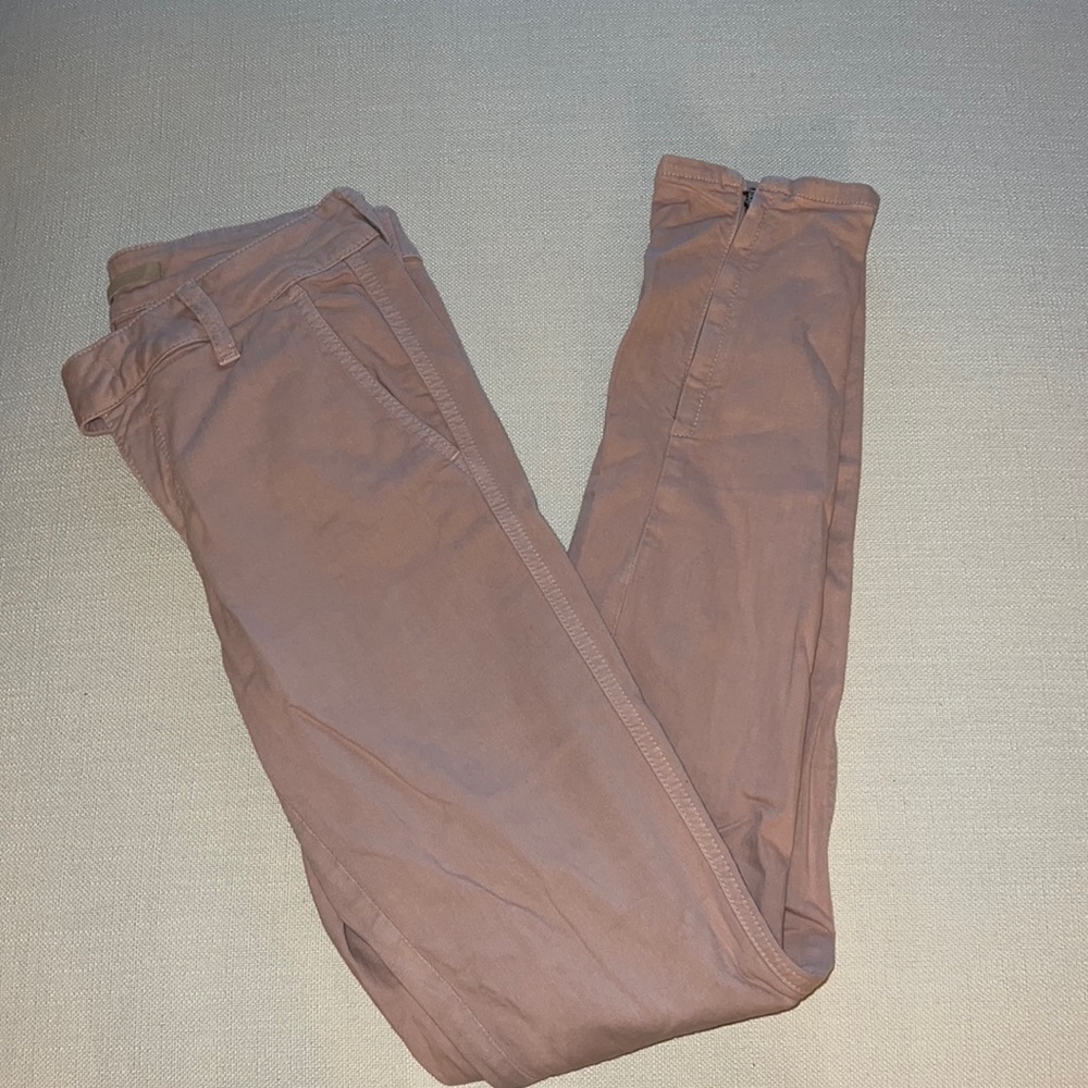 Vince blush denim skinny jeans